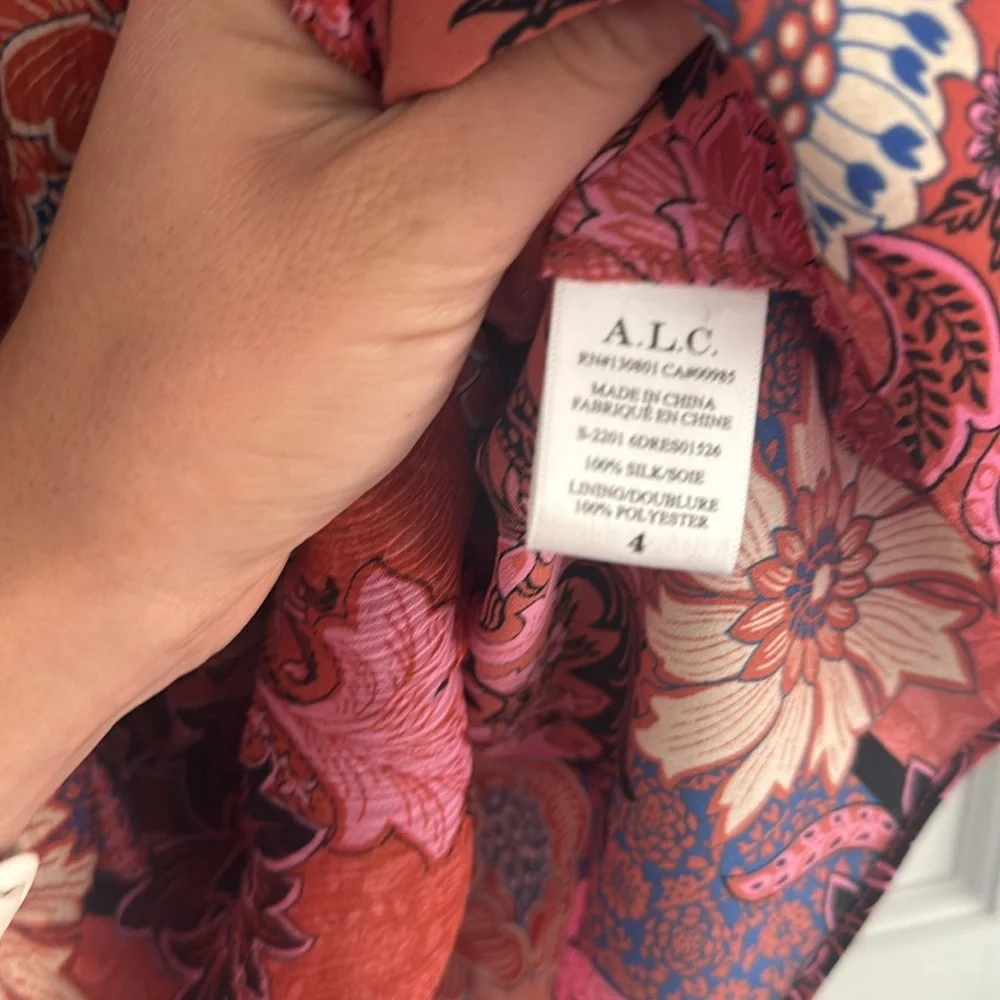 A.L.C. Multicolor Floral Dress - Picture 4 of 7